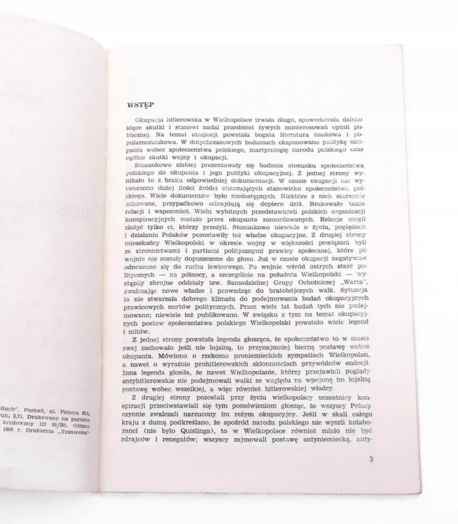 STARA KSIĄŻKA KONSPIRACJA WIELKOPOLSKA 1939-1945