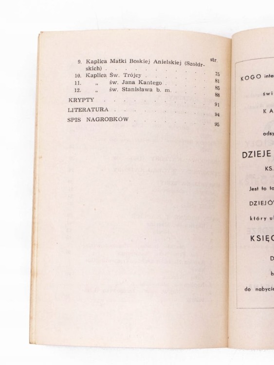 STARA KSIĄŻKA PRZEWODNIK PO KATEDRZE POZNAŃ 1959