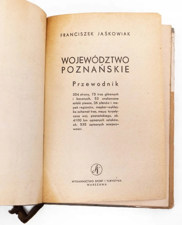 STARA KSIĄŻKA PRZEWODNIK WOJ. POZNAŃSKIE 1967