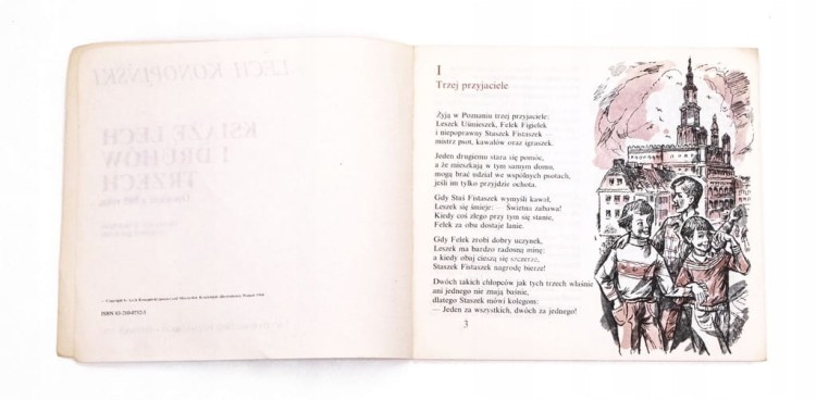 KSIĄŻKA BAJKA KSIĄŻĘ LECH I DRUCHÓW TRZECH 1987