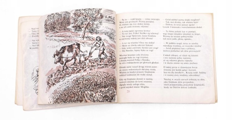 KSIĄŻKA BAJKA KSIĄŻĘ LECH I DRUCHÓW TRZECH 1987