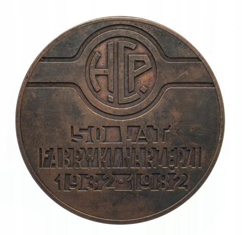 MEDAL 50 LAT FABRYKI NARZĘDZI HCP POZNAŃ 1982