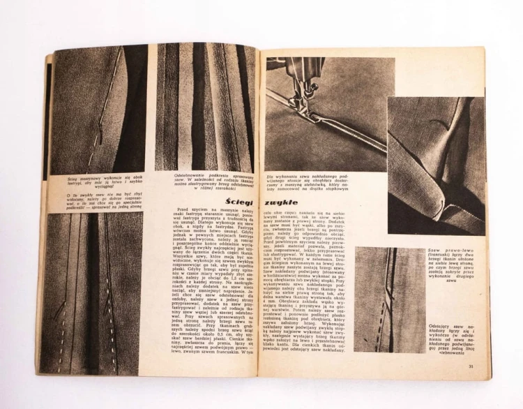 STARA KSIĄŻKA SZYJEMY W DOMU 1957
