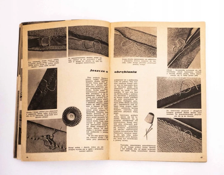 STARA KSIĄŻKA SZYJEMY W DOMU 1957