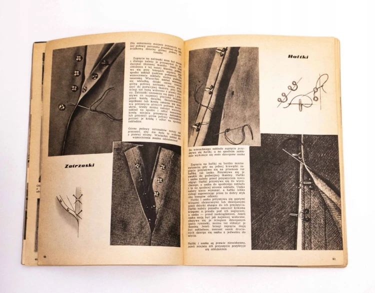 STARA KSIĄŻKA SZYJEMY W DOMU 1957