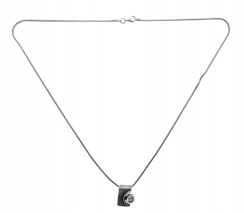 STARY SREBRNY WISIOREK Z KAMIENIEM 925