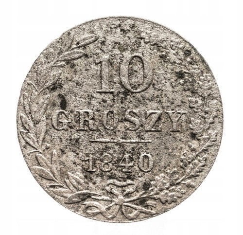 Mikołaj I (1825-1855), 10 groszy 1840 MW, Warszawa