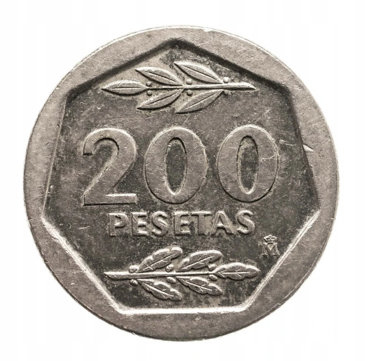 HISZPANIA 200 PESET 1986 ROK st.2+