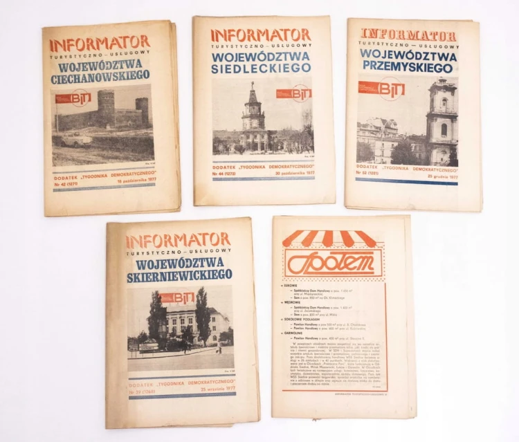 STARY INFORMATOR TURYSTYCZNO - USŁUGOWY 1977