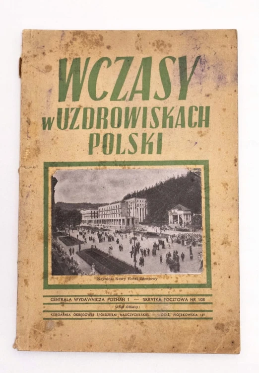 STARA KSIĄŻKA WCZASY W UZDROWISKACH POLSKI 1947