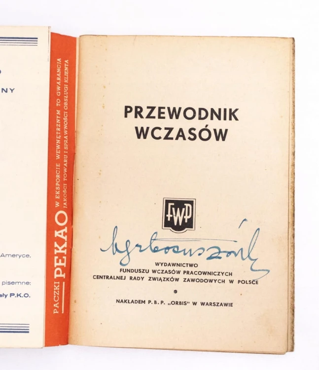STARA KSIĄŻKA PRZEWODNIK WCZASÓW 1950