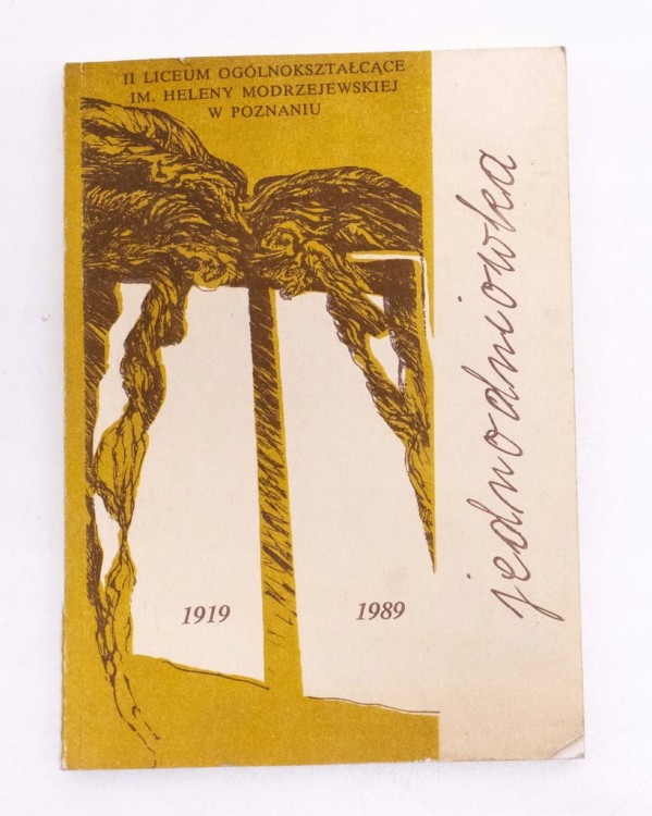 STARA KSIĄŻKA JEDNODNIÓWKA II LO POZNAŃ 1989