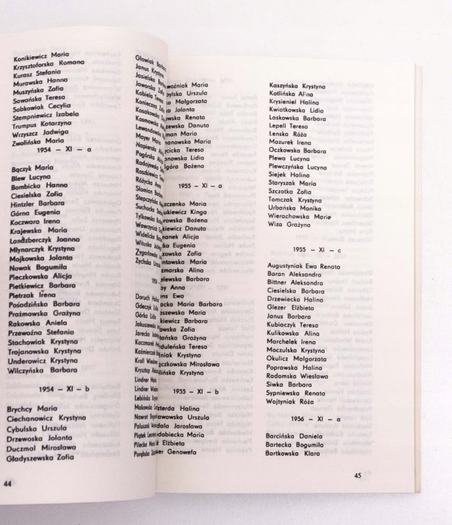 STARA KSIĄŻKA JEDNODNIÓWKA II LO POZNAŃ 1989
