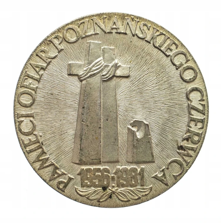 MEDAL CEGIEŁKA BUDOWY POMNIKA POZNAŃSKIEGO CZERWCA 1956