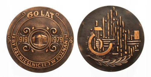 MEDAL 60 LAT IZBY RZEMIEŚLNICZEJ W POZNANIU 1979
