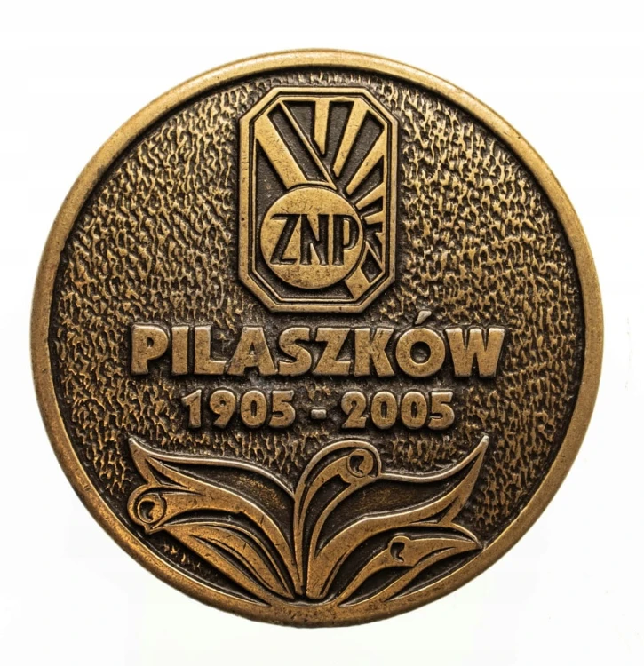 MEDAL 100 LECIE ZWIĄZKU NAUCZYCIELSTWA PILASZKÓW