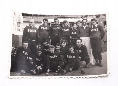 POLSKA DRUŻYNA HOKEJA NA TRAWIE MOSKWA 1956