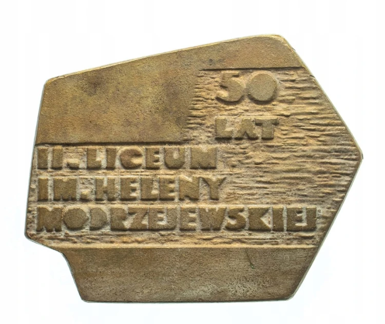 MEDAL 50 LAT II LICEUM IM. MODRZEJEWSKIEJ POZNAŃ