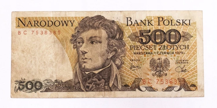 500 ZŁOTYCH 1.06.1979, seria BC st.4