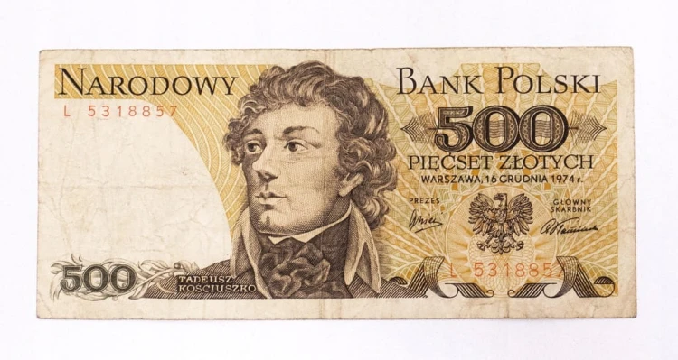 500 ZŁOTYCH 16.12.1974, seria L st.4