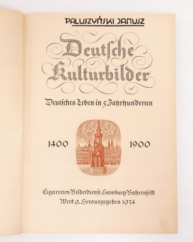 Deutsche Kulturbilder - Kultura Niemiecka 1934