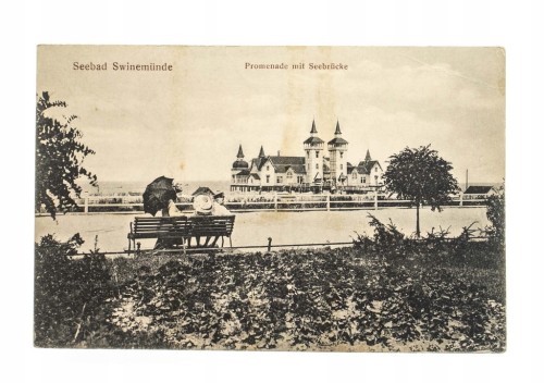 ŚWINOUJŚCIE - PROMENADA, MORZE 1917