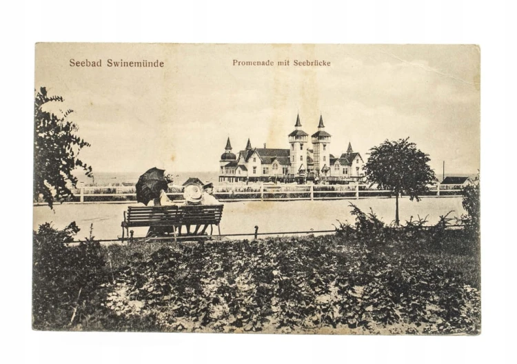 ŚWINOUJŚCIE - PROMENADA, MORZE 1917