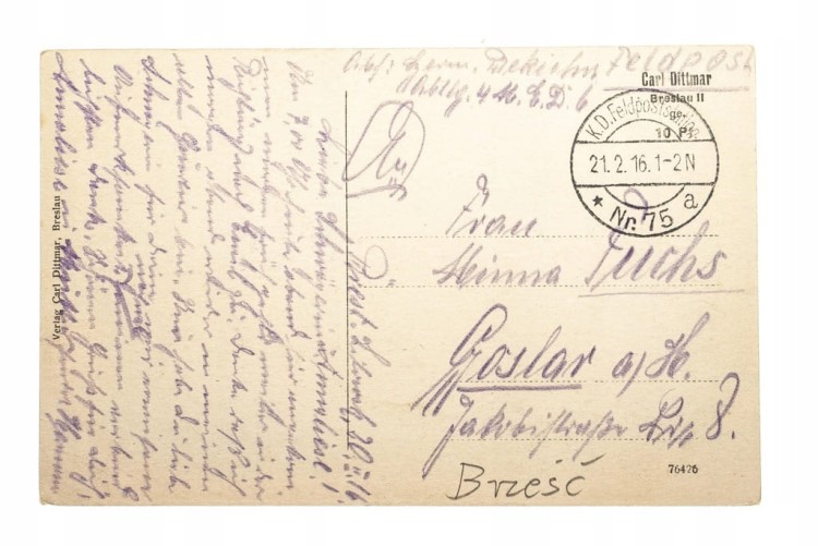 BRZEŚĆ - KOŚCIÓŁ 1916