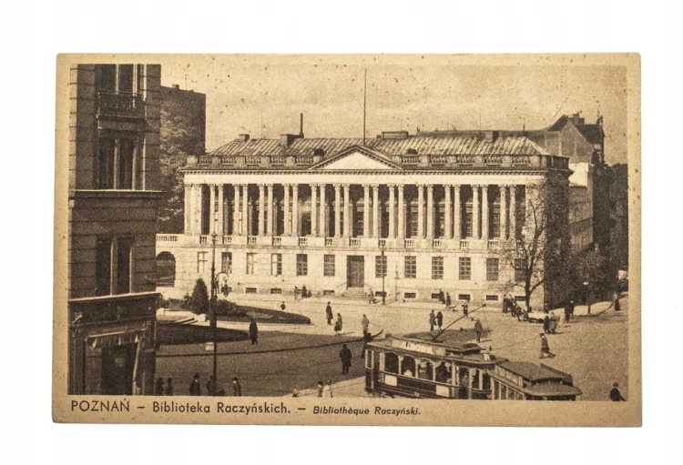 POZNAŃ - BIBLIOTEKA RACZYŃSKICH, TRAMWAJ l. 30