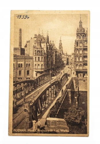 POZNAŃ - MOST CHWALISZEWSKI, UL. WIELKA 1939