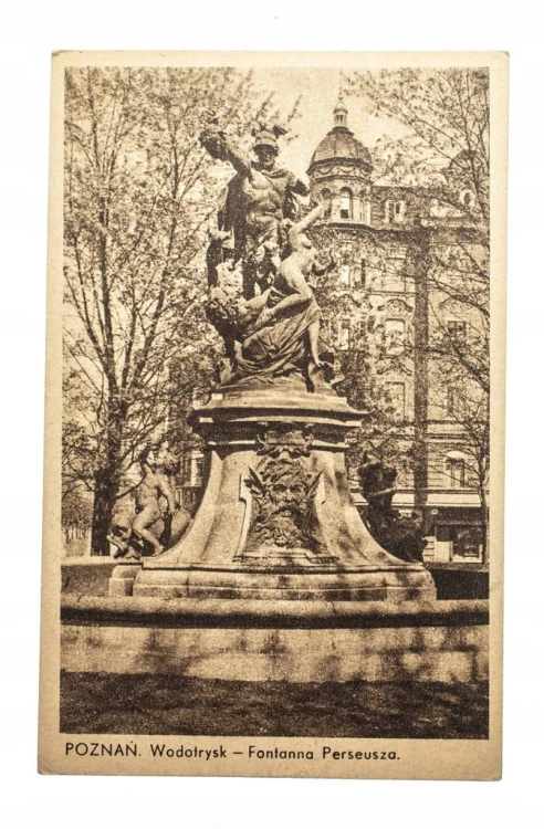 POZNAŃ - WODOTRYSK, FONTANNA PERSEUSZA l. 30