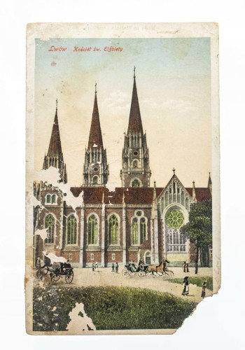 LWÓW - KOŚCIÓŁ ŚW. ELŻBIETY 1915