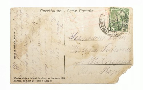 LWÓW - KOŚCIÓŁ ŚW. ELŻBIETY 1915