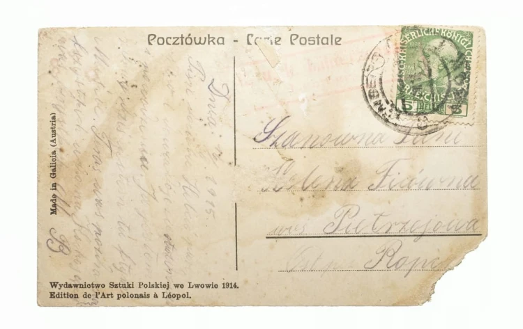 LWÓW - KOŚCIÓŁ ŚW. ELŻBIETY 1915