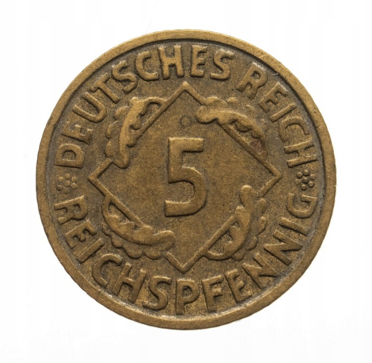 Niemcy 5 Reichspfennig 1935 F st.3
