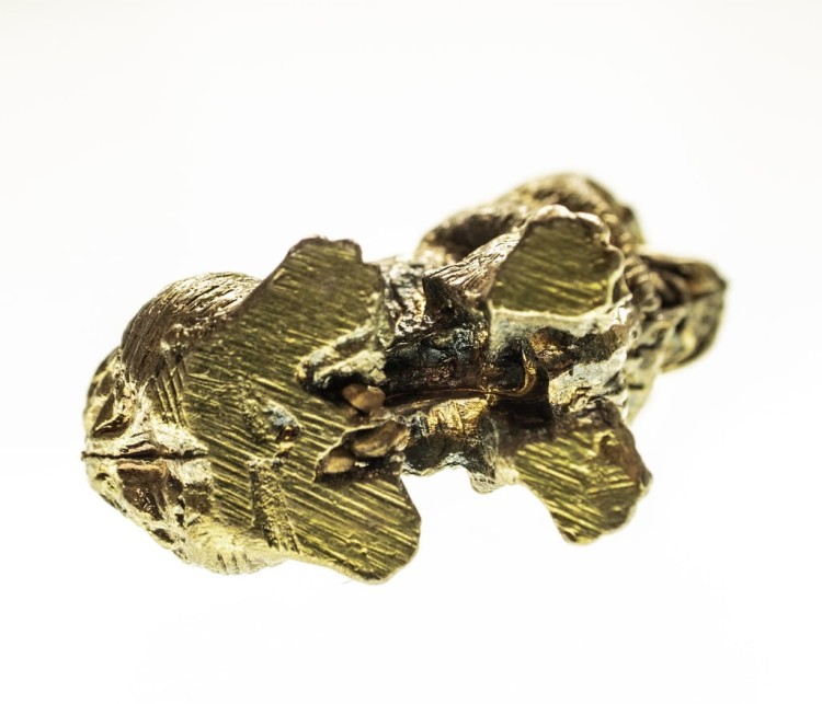 STARA MAŁA MOSIĘŻNA FIGURKA PIES CHOW CHOW