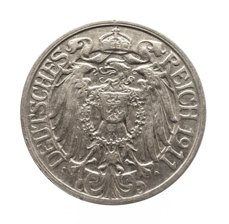 Niemcy 25 PFENNIG 1911 A ROK st.3+