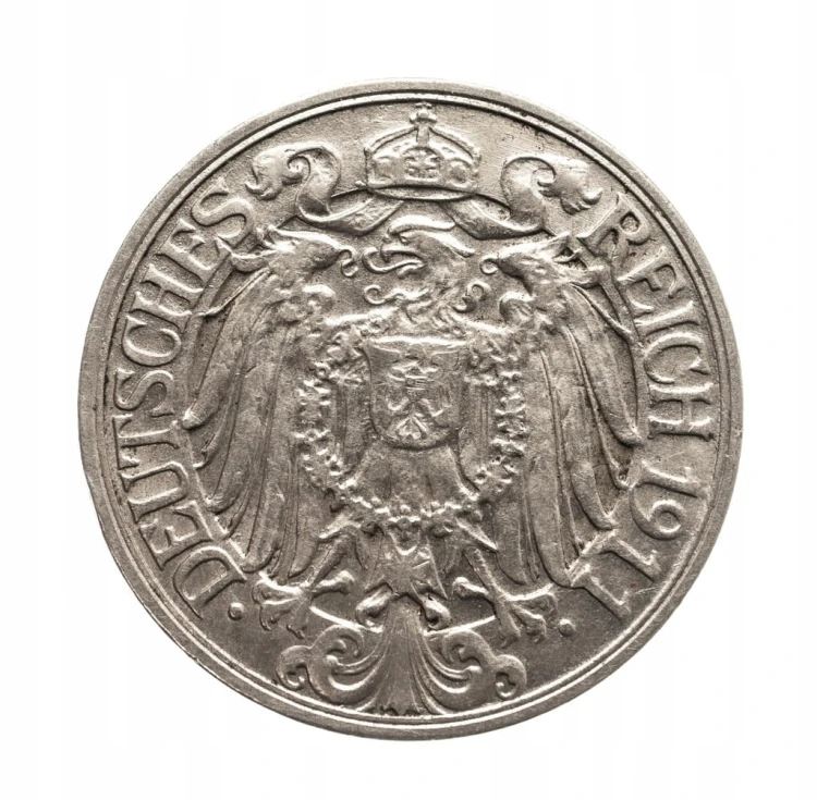 Niemcy 25 PFENNIG 1911 G ROK st.2-