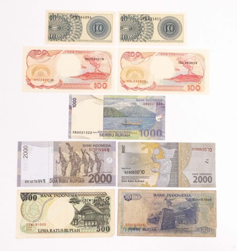 INDONEZJA - ZESTAW BANKNOTÓW (NR 3)