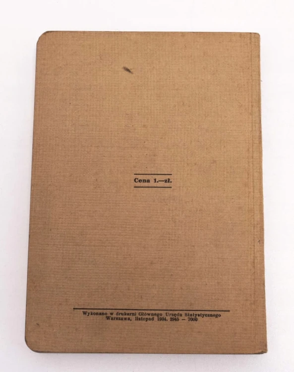 STARA KSIĄŻKA MAŁY ROCZNIK STATYSTYCZNY 1934