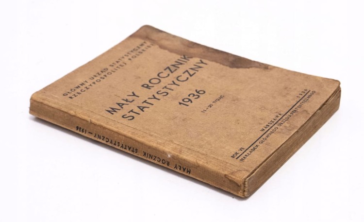 STARA KSIĄŻKA MAŁY ROCZNIK STATYSTYCZNY 1936