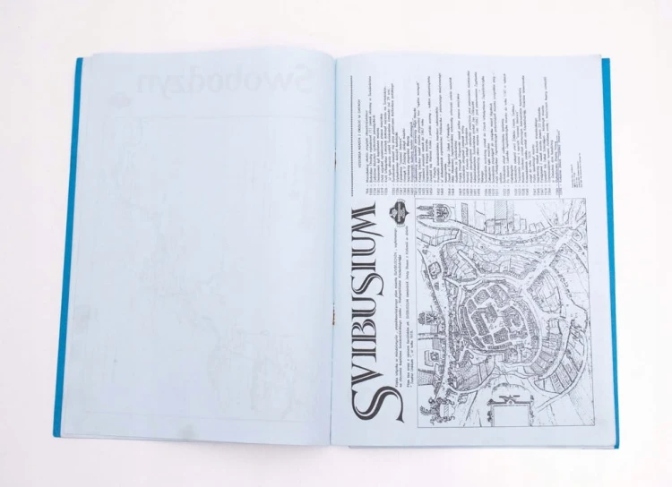 KSIĄŻKA ŚWIEBODZIN NA MAPACH 1302 - 1992