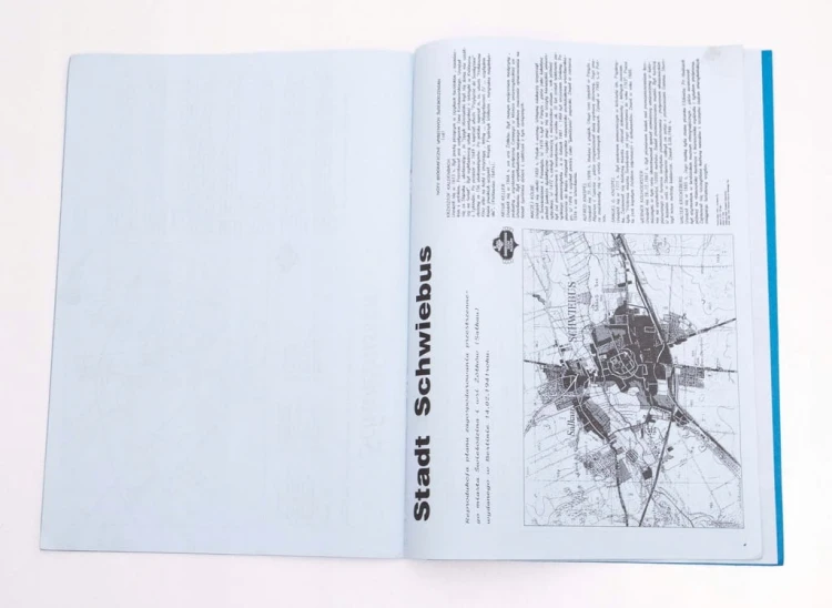 KSIĄŻKA ŚWIEBODZIN NA MAPACH 1302 - 1992