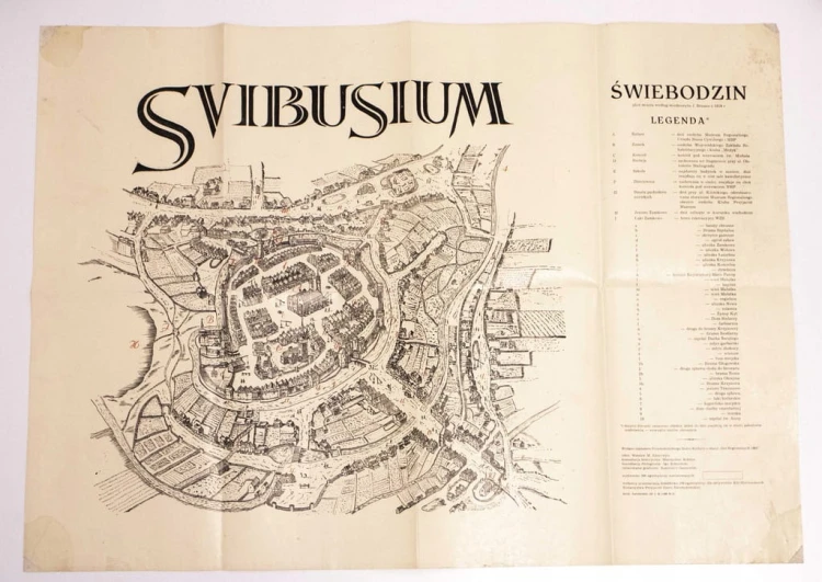 KSIĄŻKA ŚWIEBODZIN NA MAPACH 1302 - 1992