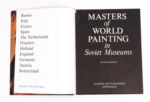 STARA KSIĄŻKA MALARSTWO ŚWIATA 1987