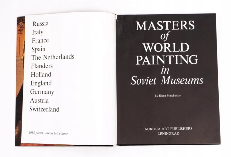STARA KSIĄŻKA MALARSTWO ŚWIATA 1987