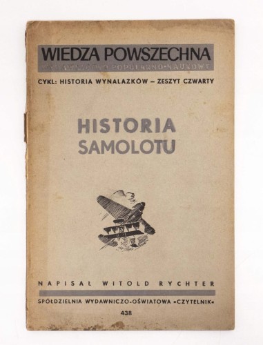 STARA KSIĄŻKA HISTORIA SAMOLOTU 1949