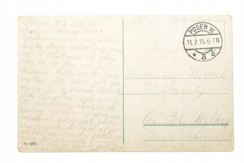 POZNAŃ - TEATR, KOM. KOLONIZACYJNA, FELDPOST 1915