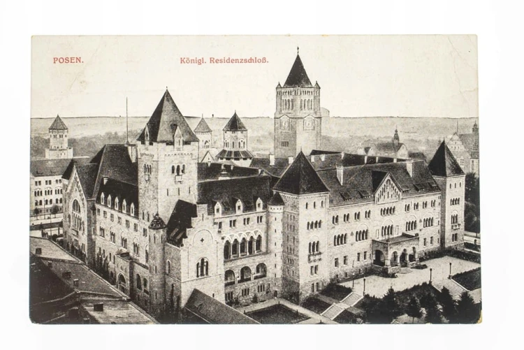 POZNAŃ - ZAMEK CESARSKI, FELDPOST 1918