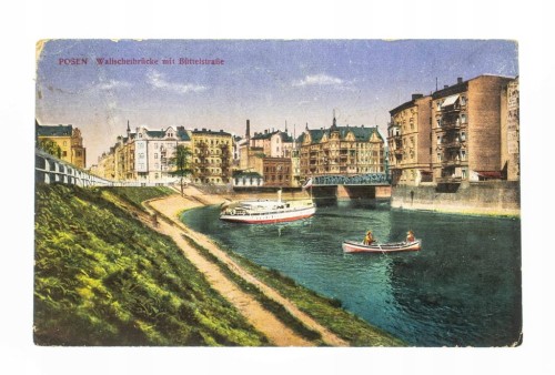 POZNAŃ - MOST CHWALISZEWSKI, WARTA, FELDPOST 1918